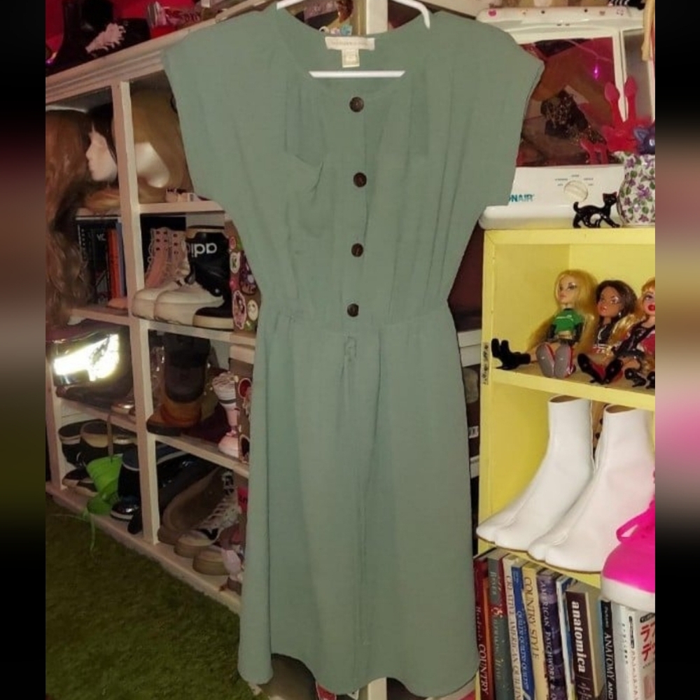 Slate retro dress